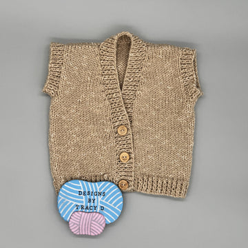 Ava Baby waistcoat/vest 16-26 inch chest