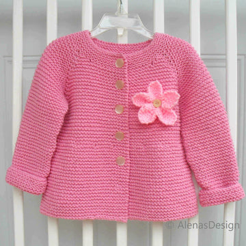 Children’s Cardigan with Embellishments