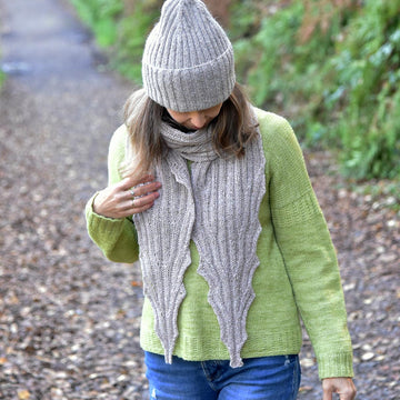 Morning Mist Hat and Scarf set