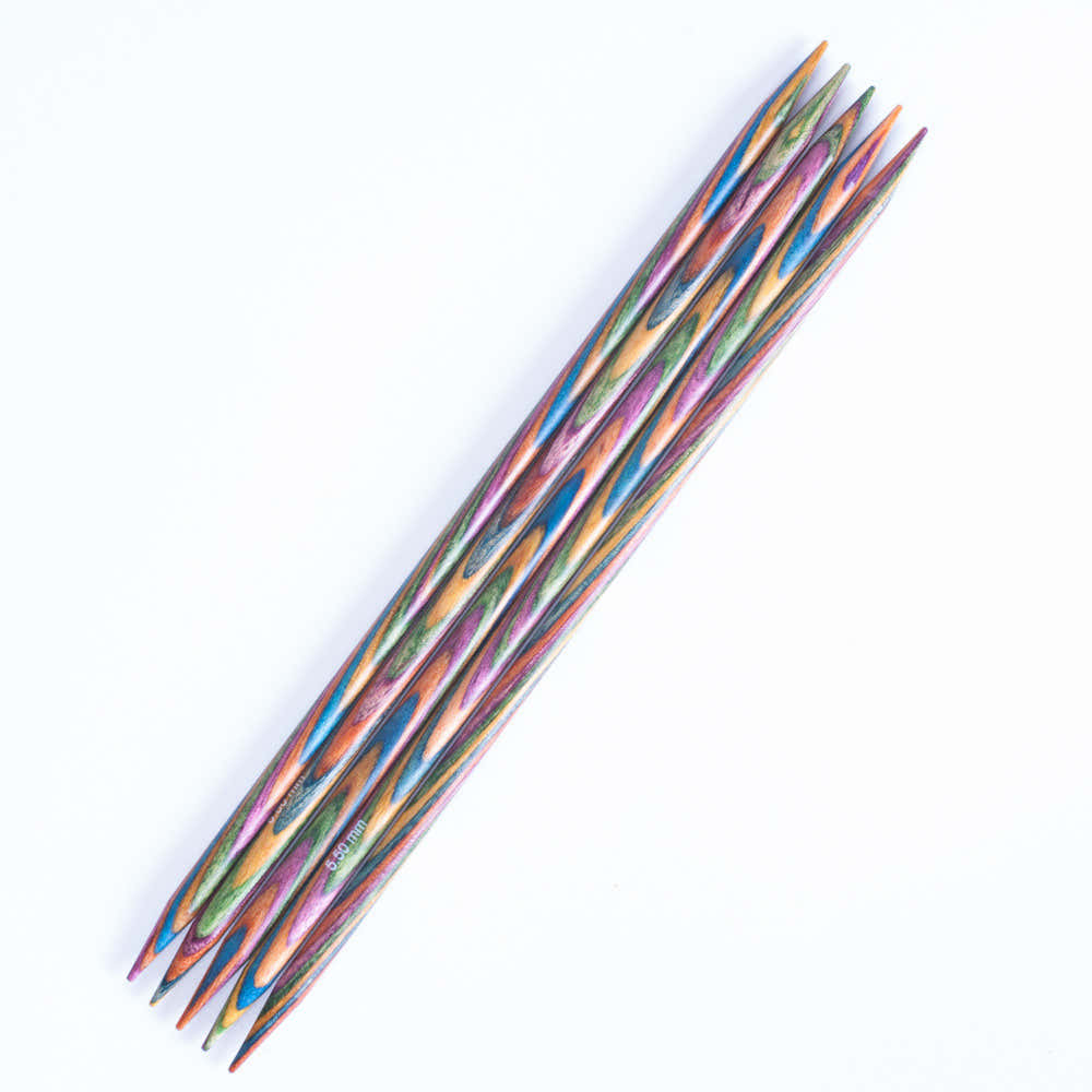 KnitPro Symfonie Double Point Needles 20cm (Set of 5)