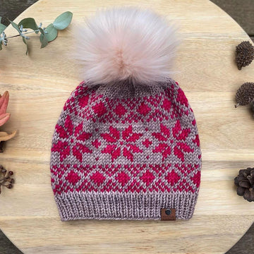 Snofall Snowflake Beanie