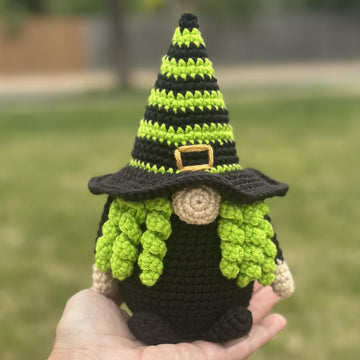 Halloween Witch Gnome Crochet Pattern