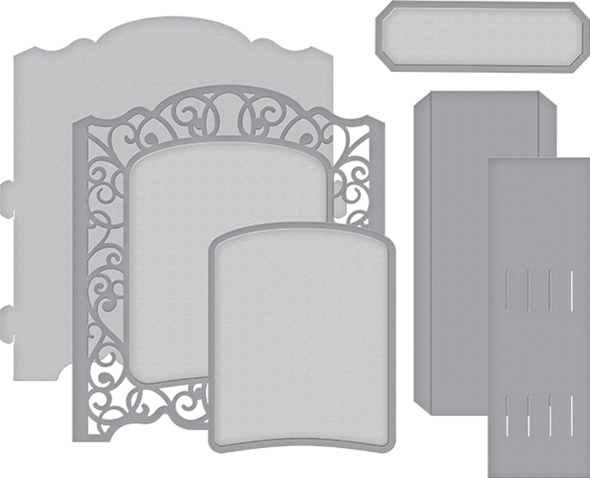 Spellbinders Shapeabilities Dies - Grand Cabinet 3D Card