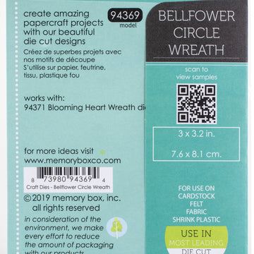 Memory Box Dies - Bellflower Circle Wreath