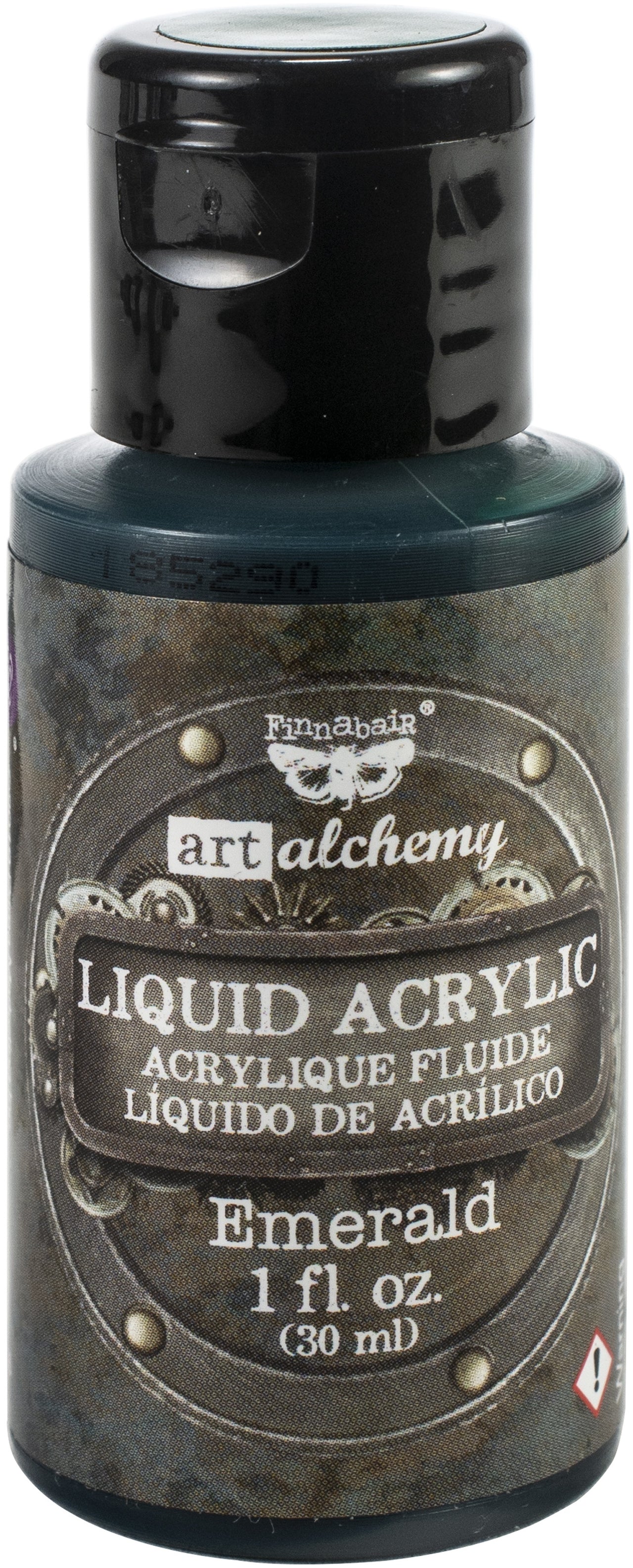 Prima Marketing Finnabair Art Alchemy Liquid Acrylic Paint 1 Fluid Ounce - Emerald
