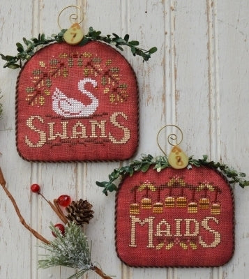 Hands On Design Swans & Maids - 12 Days - HD127 -  Leaflet