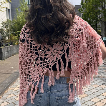 Cleopatra Flower Shawl