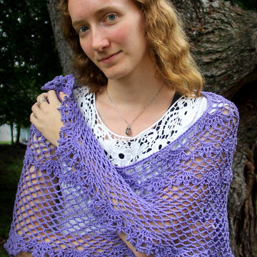 Violet's Garden Shawl