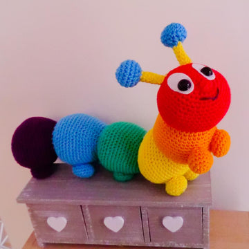 Cyril the rainbow caterpillar