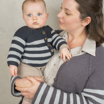 Chime Baby Cardigan  in Rowan Baby Cashsoft Merino- RB004-00002-ENP - Downloadable PDF