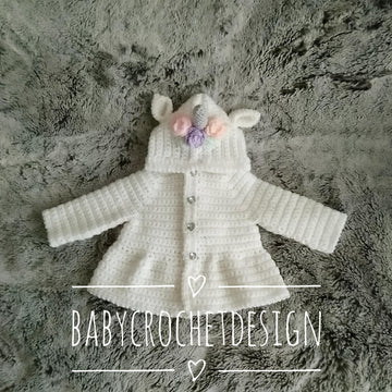 Baby Unicorn Dreams Hooded Jacket