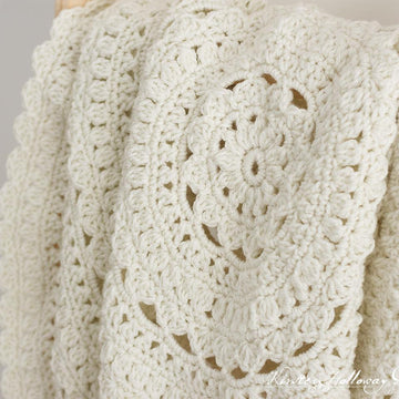 Secret Garden Round Baby Blanket