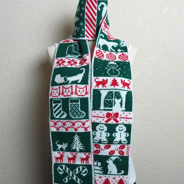 Meowy Christmas Scarf