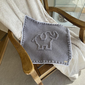 Elephant car seat blanket