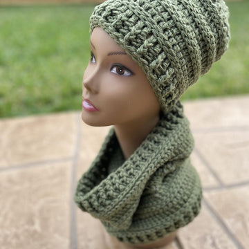 In Between Cowl and Hat Set