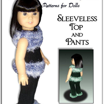 Knitting Patterns for Doll Clothes, Fit American Girl Doll, 18 inch 07