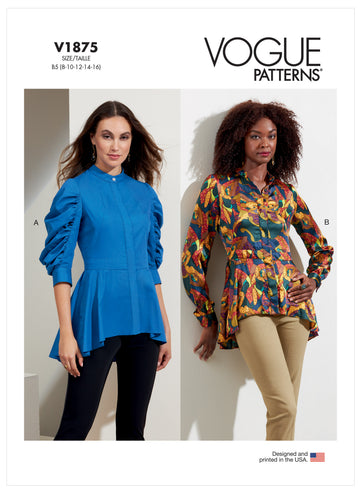 Vogue Misses' Tops V1875 - Sewing Pattern