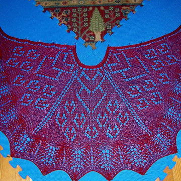 Knittin' Love shawl