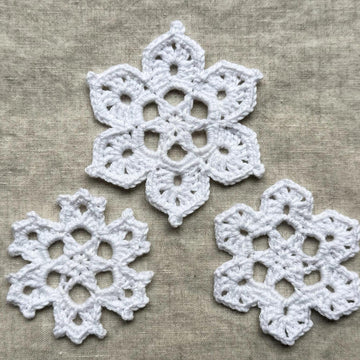 Snowflake Ornament Trio
