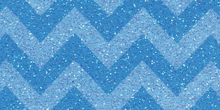 Doodlebug Sugar Coated Patterned Cardstock 12"X12" 25/Pkg - Blue Jean Chevron