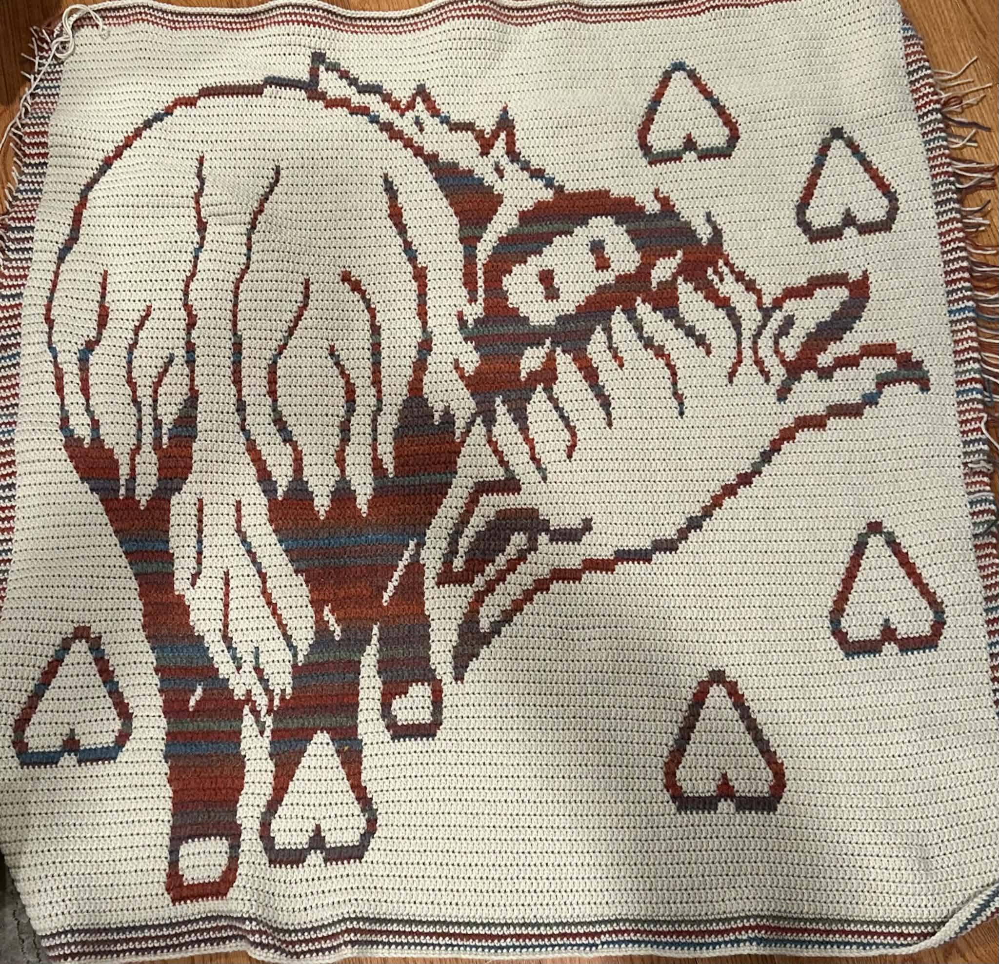 LovePrints Bovine Highlander Blanket Pattern
