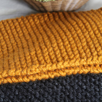 Cozy Garter Stitch Cowl