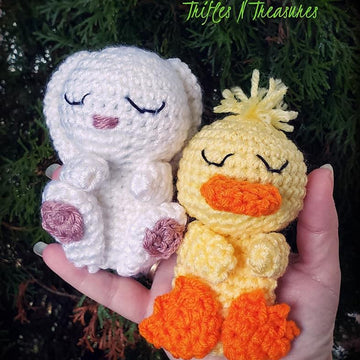 Napping Nature~Bunny & Duckie