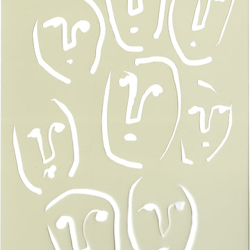 Ranger Dina Wakley Media Stencils 9"X6" - Circle Faces