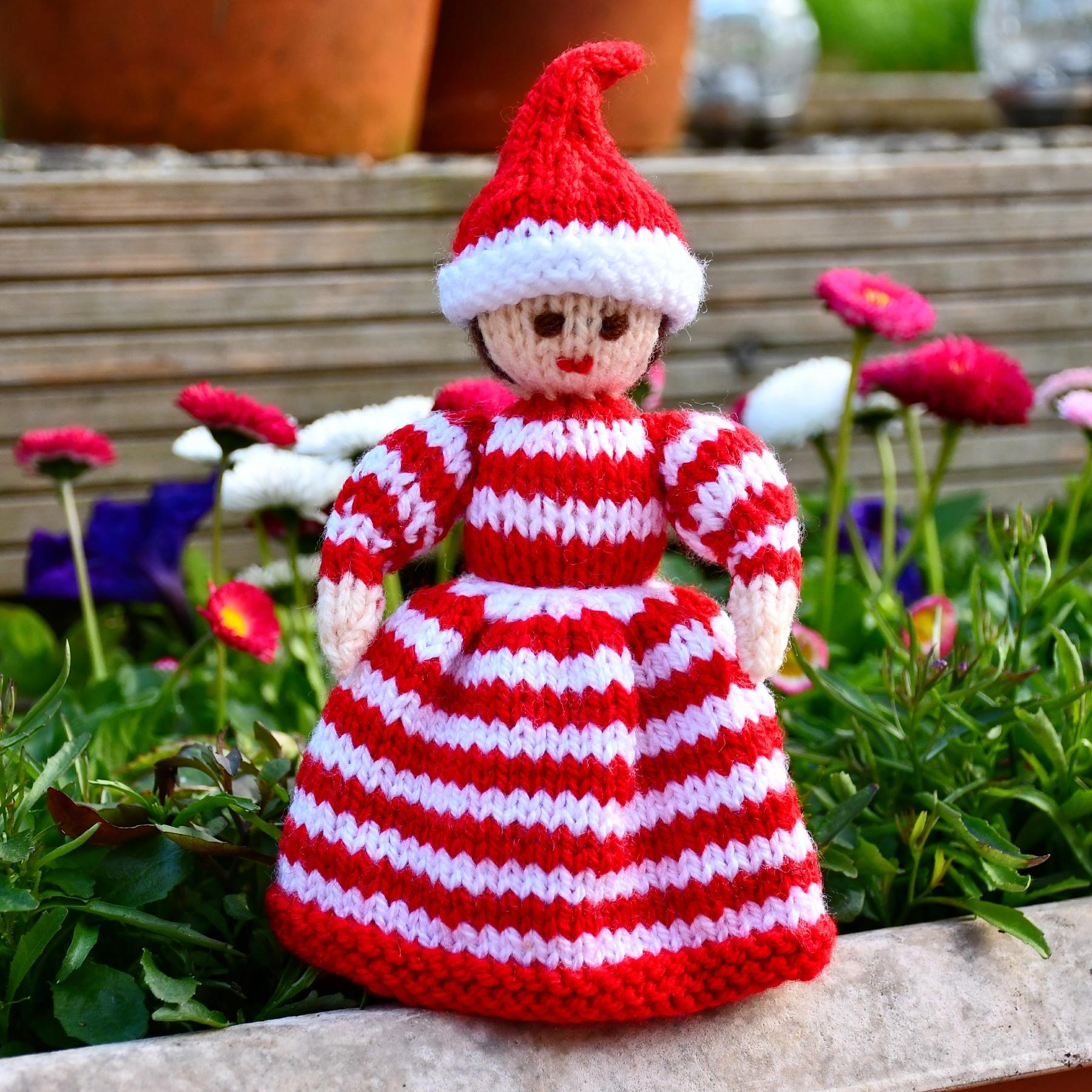 Heidi - Christmas Elf Folk Doll Knitting Pattern