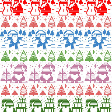 Mosaic Christmas Gnomes