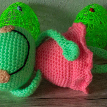 Amigurumi Häkelanleitung für den Froschilla