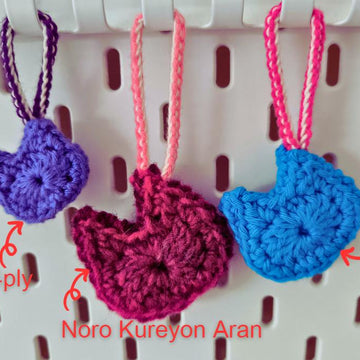 Crochet Cat Head Keychain Phone Charm Gift tag party favor