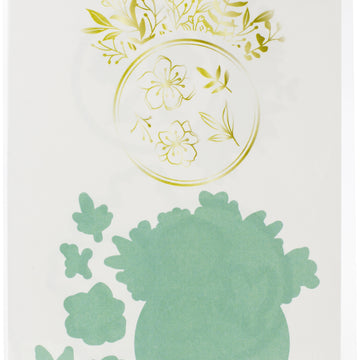 Spellbinders Glimmer Hot Foil Plate & Die By Yana Smakula - Foliage Border From Foil Basics