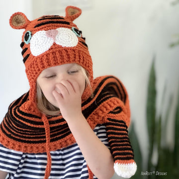 Hunter The Tiger Hat and Scarf