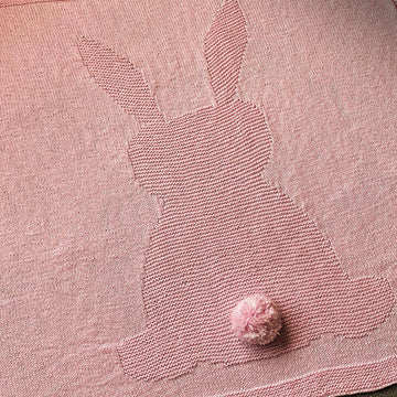 Big Bunny Knit Blanket