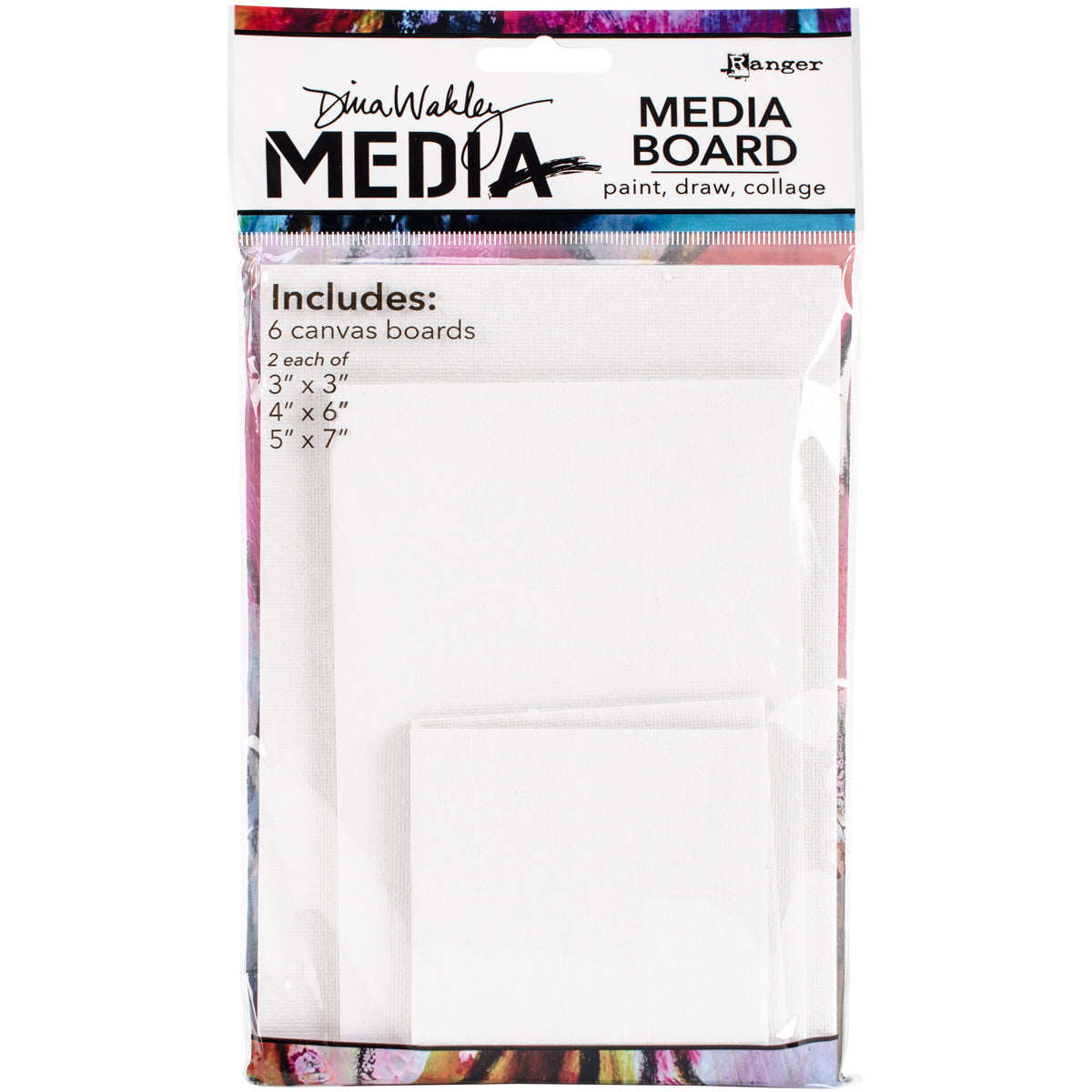 Ranger Dina Wakley Media Board Mixed Pack - 266762