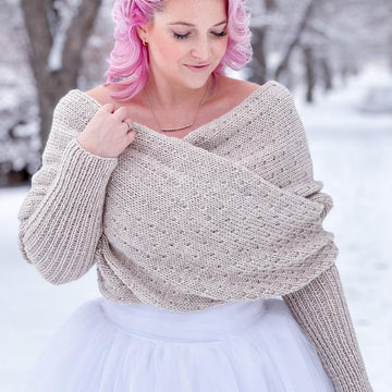 Snowfall Sweater Scarf