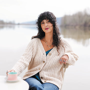 Coloma Cardigan in Berroco Stratto