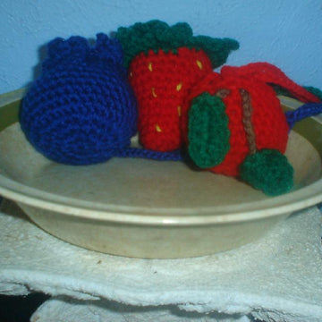 Strawberry Necklace Purse