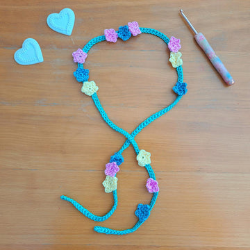 Crochet Whimsical Flower Crown/Hair Wreath Pattern