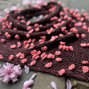 Falling Blossoms Cowl (knit)
