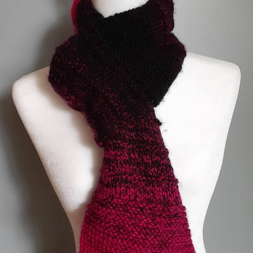 Beginner Garter & Eyelet Scarf