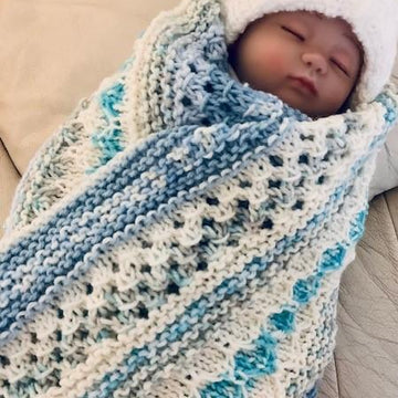 WITH ALL MY HEART baby blanket