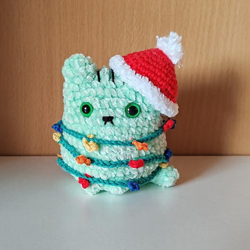 Christmas Cat Plushie