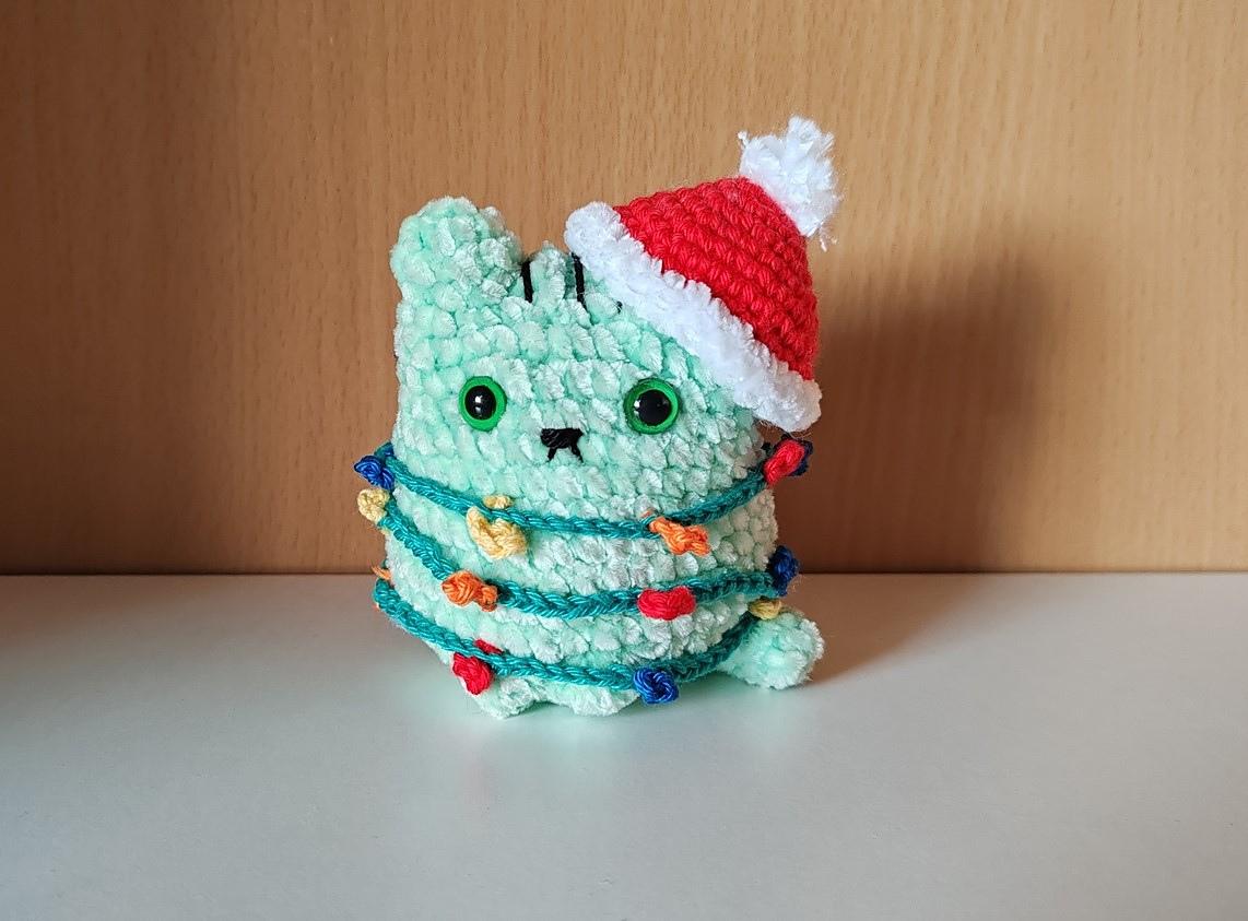 Christmas Cat Plushie