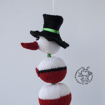 Snowman Bobber Ornament