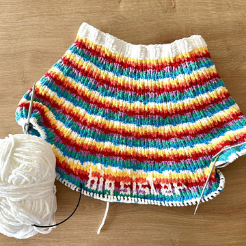 Colourful big sister dress