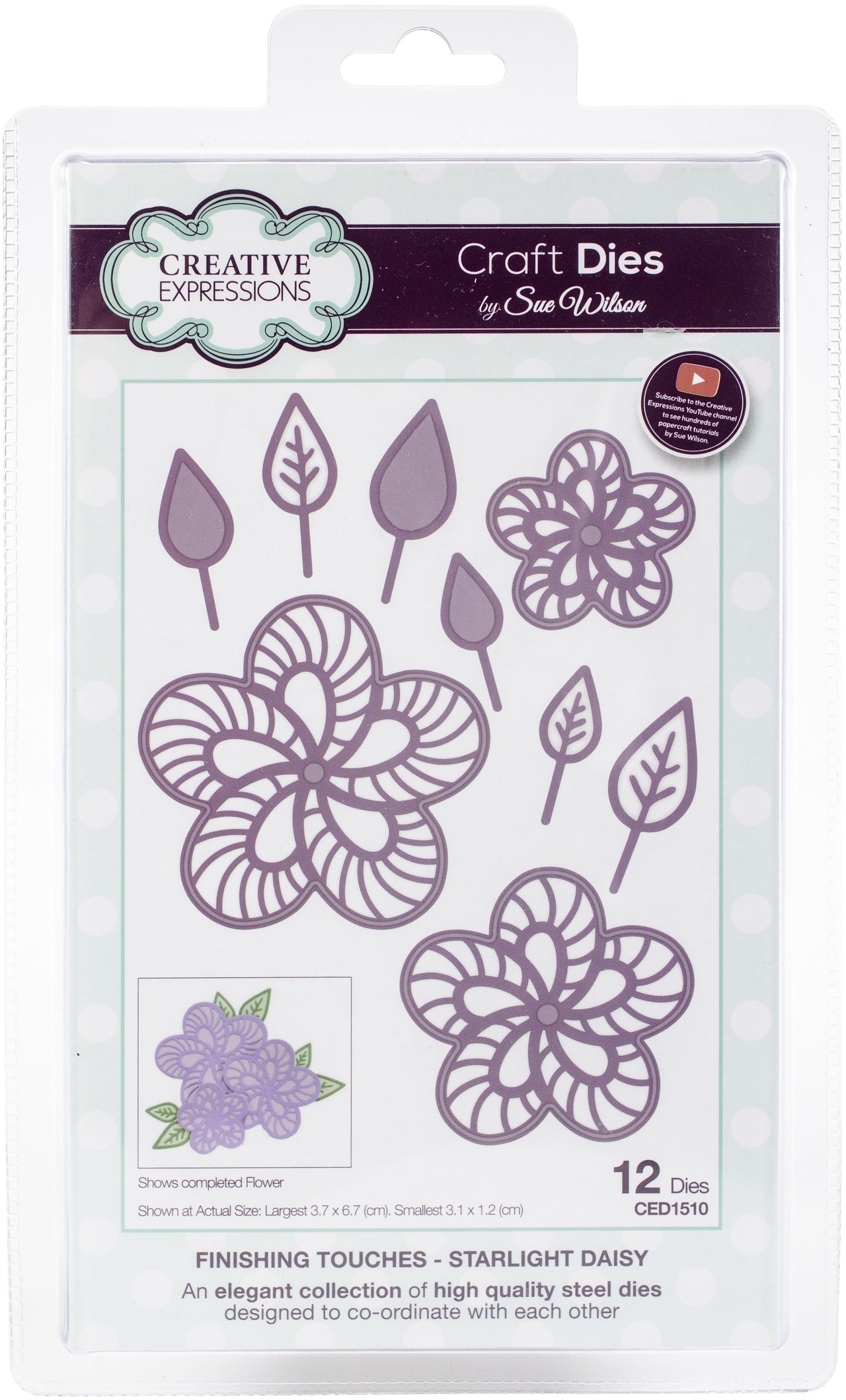 Creative Expressions Craft Dies By Sue Wilson - Starlight Daisy