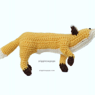 Walking Fox amigurumi きつねのあみぐるみ