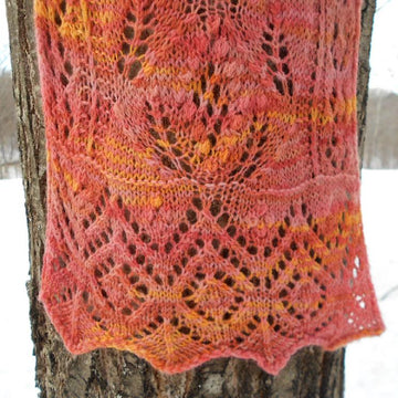 Estonian Fantasy Lace Scarf